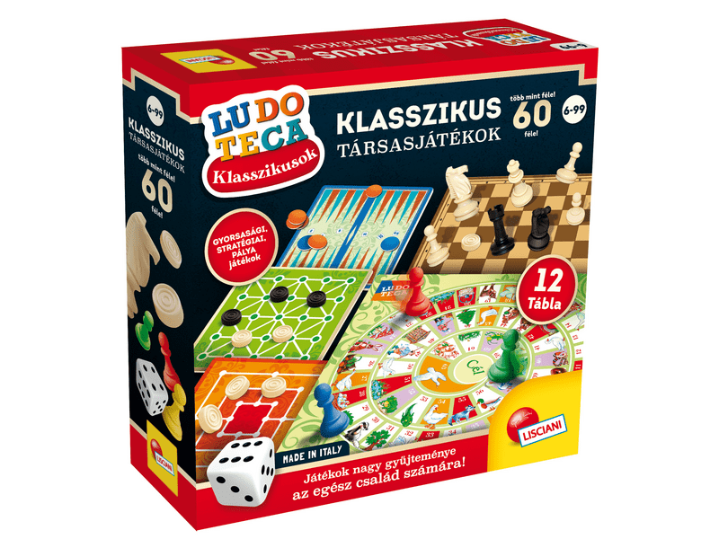 Ludoteca Klasszikus játékok társasjáték készlet (57023)