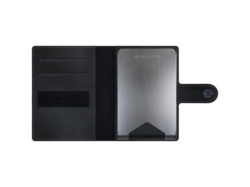Ledlenser pénztárca/powerbank/lámpa, fekete (502315)