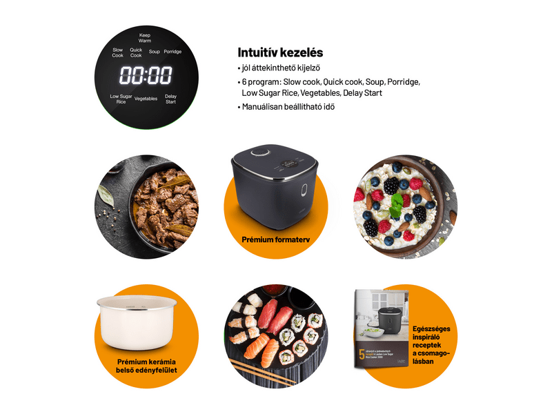 Lauben NLSRC3000AT Rizsfőző 3L