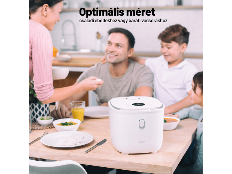 Lauben NLSRC3000WT Rizsfőző 3L, fehér