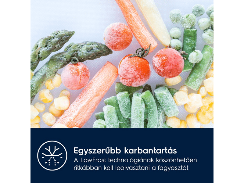Electrolux LNT3FF18S Beépíthető kombinált hűtőszekrény