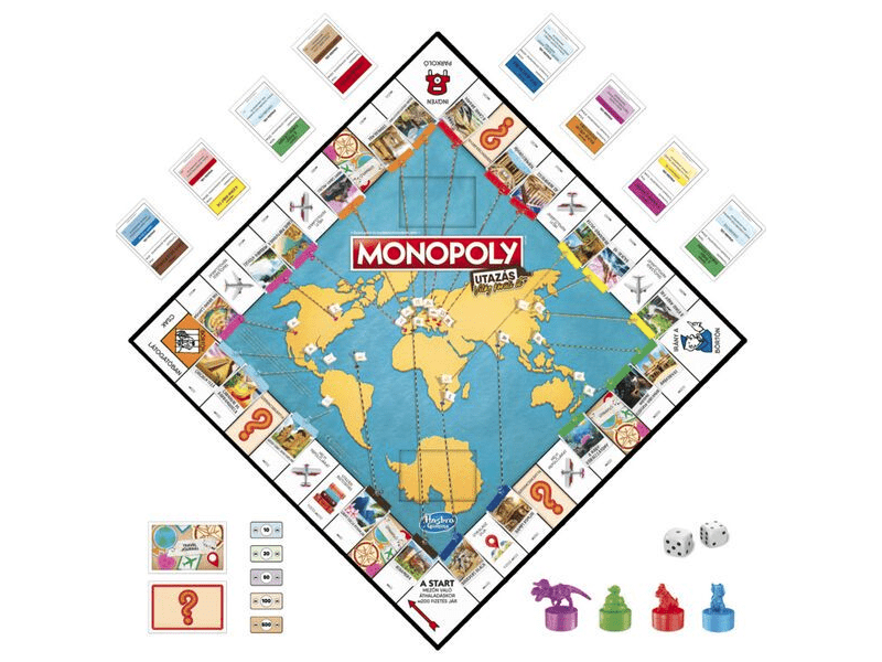 Monopoly: Utazás - Világ körüli út (F4007165)
