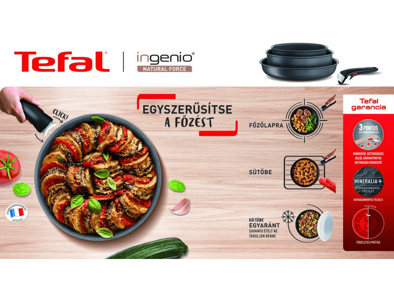 Tefal L3969072 Ingenio edénykészlet, 7 db-os