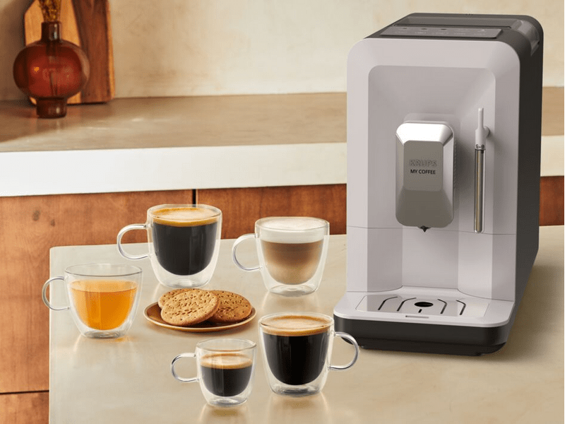 Krups EA201BE0 My Coffee Automata kávéfőző, krém