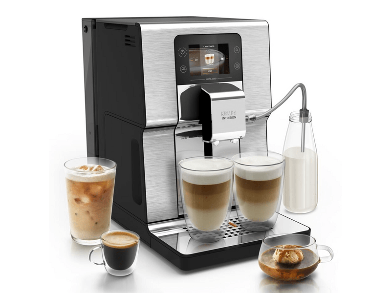 Krups EA879EE0 Intuition automata kávéfőző, ezüst