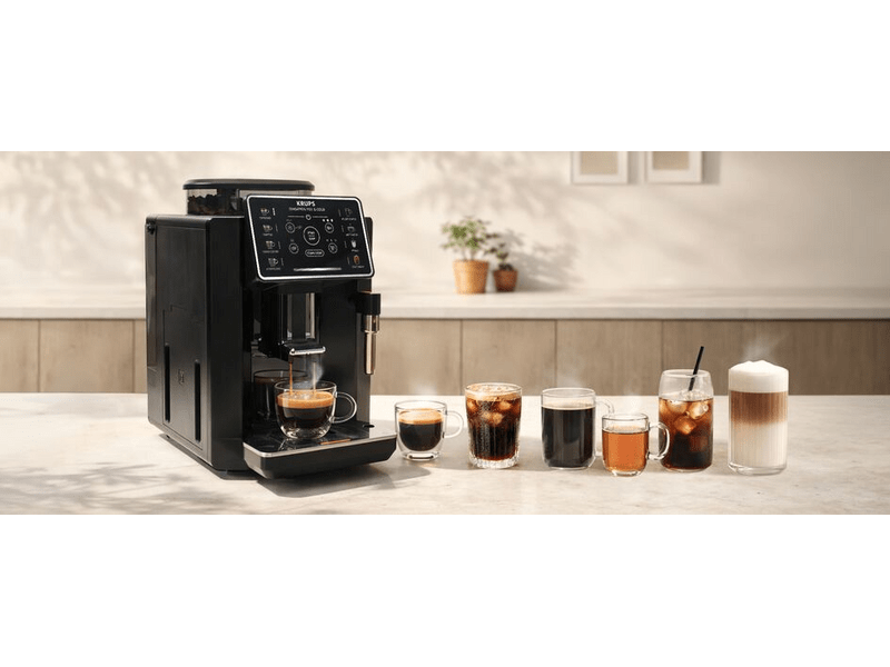 Krups EA9138E0 Sensation Hot & Cold automata kávéfőző, fekete