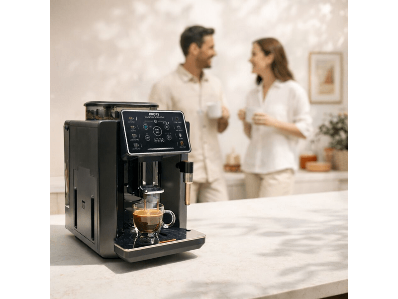 Krups EA9138E0 Sensation Hot & Cold automata kávéfőző, fekete
