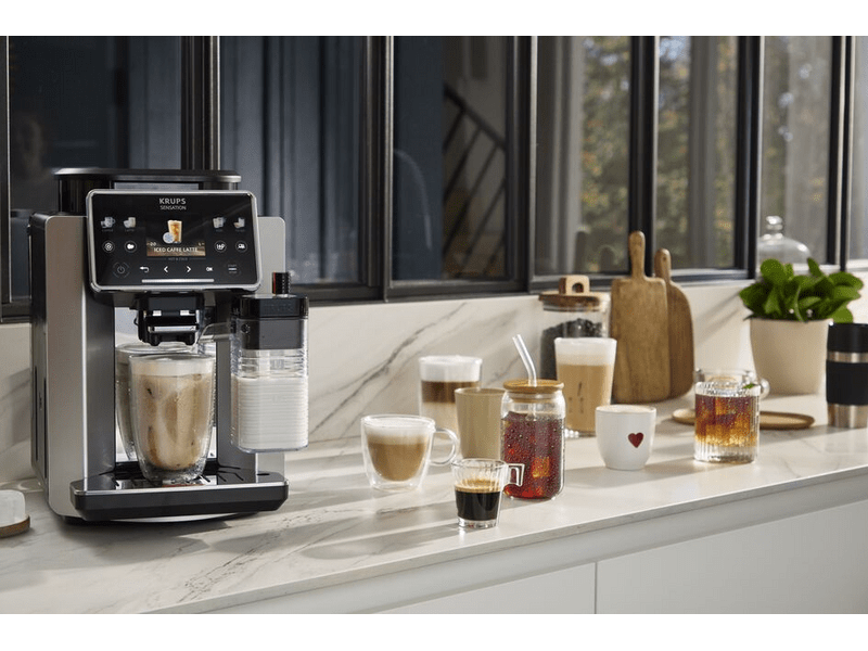 Krups EA918GE0 Sensation Elite automata kávéfőző, ezüst