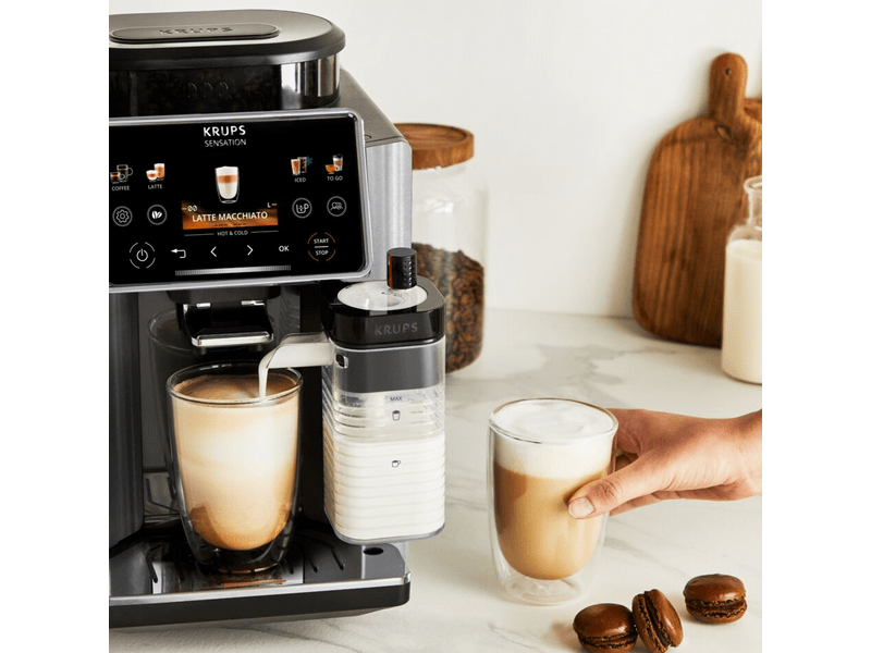 Krups EA918GE0 Sensation Elite automata kávéfőző, ezüst