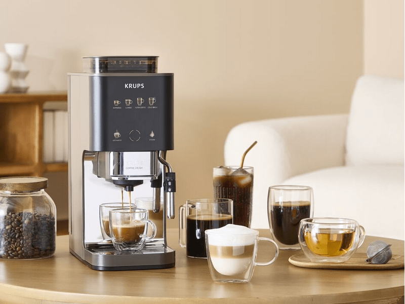 Krups SA403BE0 Crush automatski aparat za kavu, srebrne boje