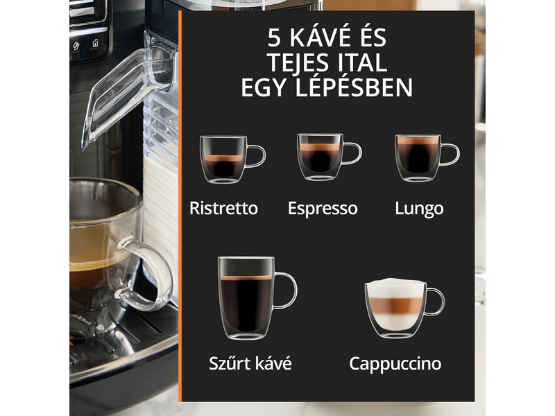 Krups EA5028E0 Intensity automata kávéfőző, fekete