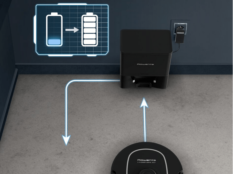 Rowenta RR8985E0 S375+ robotporszívó, fekete