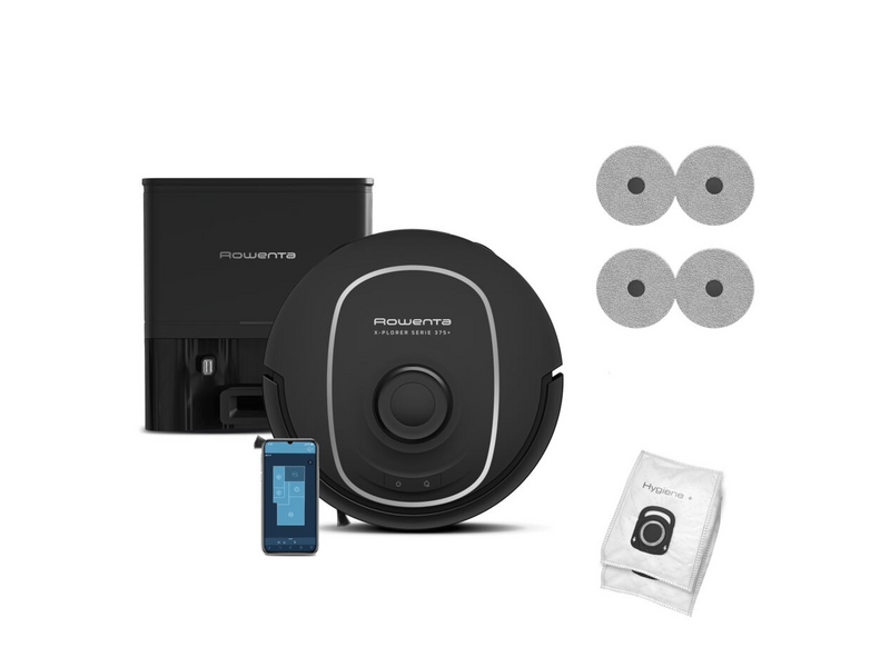 Rowenta RR8985E0 S375+ robotporszívó, fekete