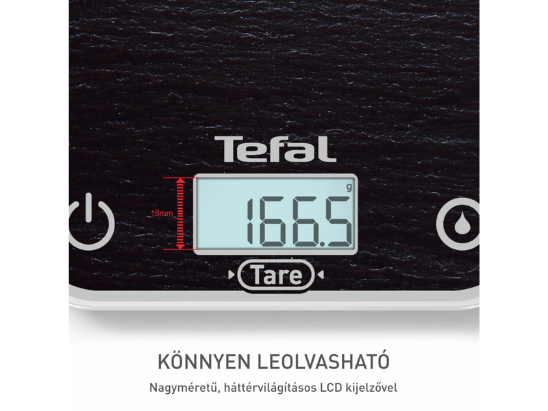 Konyhai mérleg, 5kg-ig,fekete