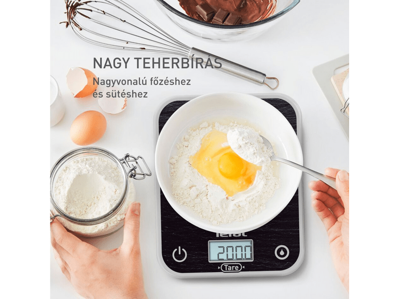 Tefal BC50D2V0 Konyhai mérleg 5kg-ig,fekete