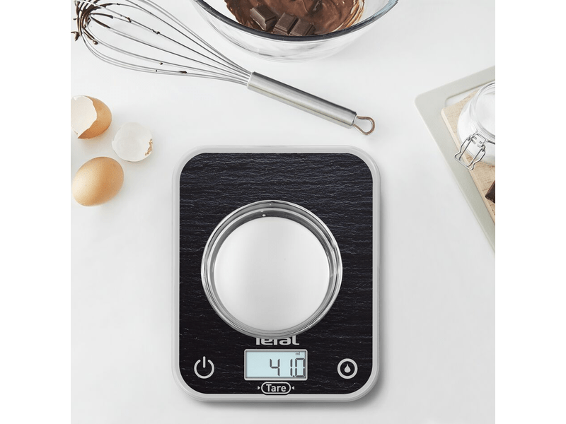 Konyhai mérleg, 5kg-ig,fekete