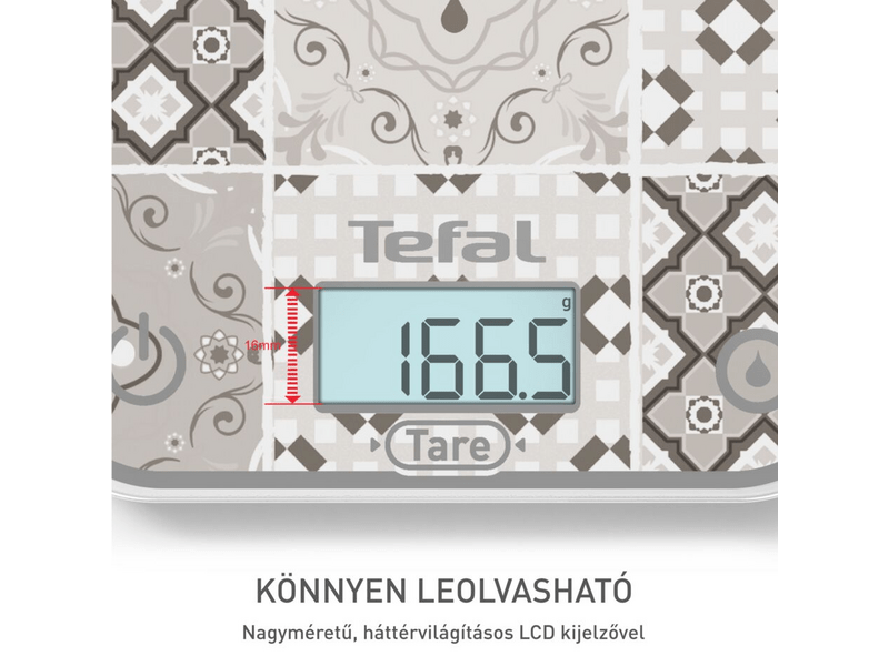 Tefal BC50D6V0 Kuhinjska vaga do 5kg, siva