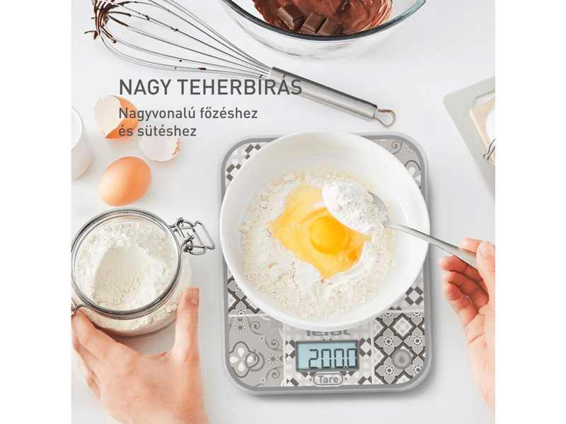 Tefal BC50D6V0 Kuhinjska vaga do 5kg, siva