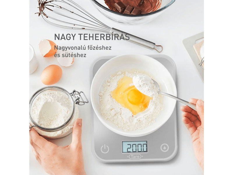 Tefal BC50U4V0 Konyhai mérleg 5kg-ig, ezüst