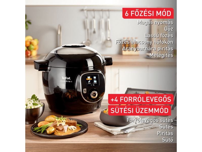 Tefal CY85X8F2 Cook4me+ Elektromos multifunkciós edény