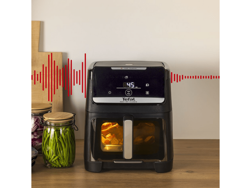 Tefal EY8468E0 Easy Fry Silence XXL Vision Airfyer, 7L