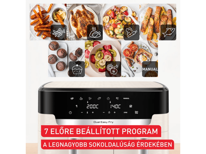 Tefal EY942AE0 Easy Fry Dual XXL Airfyer