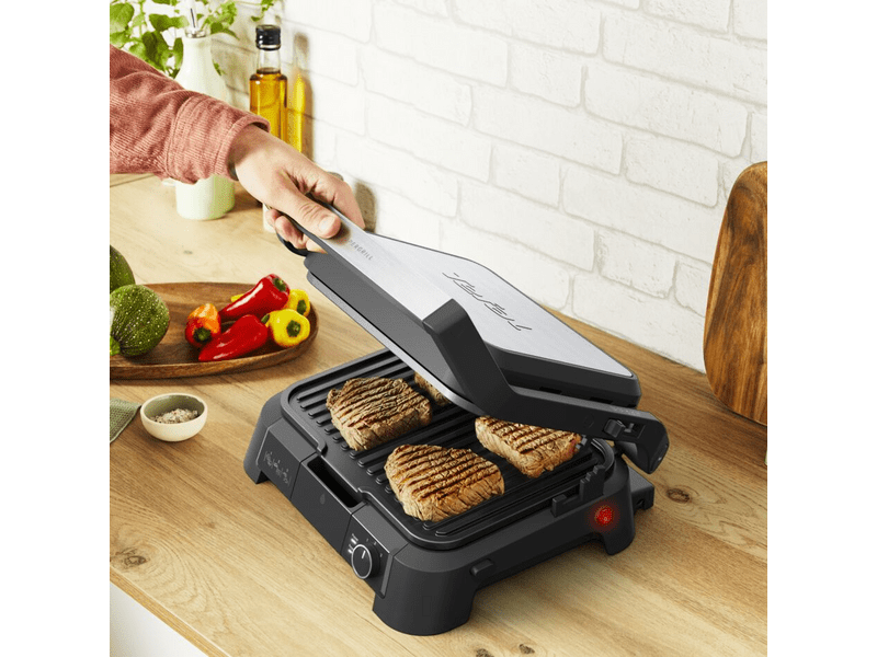 Tefal GC517DE0 SuperGrill 4in1 Kontakt grill, ezüst/fekete