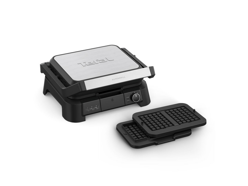 Tefal GC517DE0 SuperGrill 4u1 kontaktni roštilj, srebrno/crni