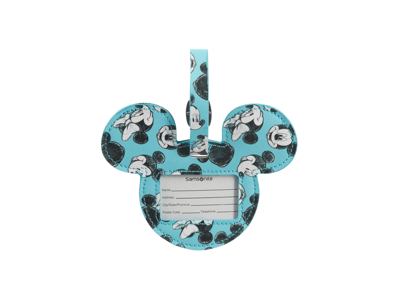 Samsonite 122310-7923 bőröndcímke Mickey/Minnie, kék