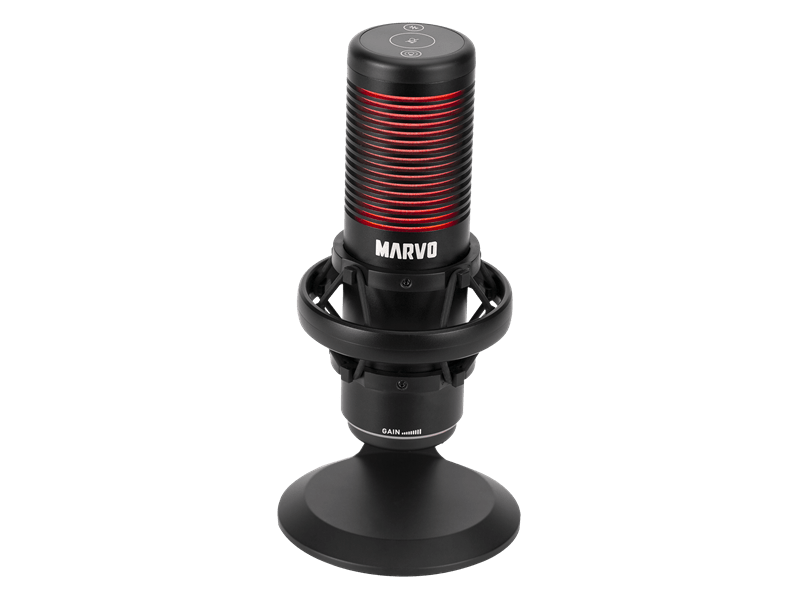 Marvo Blast 60 vezetékes mikrofon, fekete (MIC-07 BK)