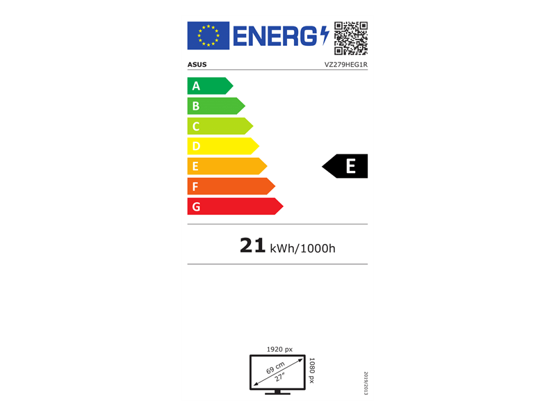Asus VZ279HEG1R 27