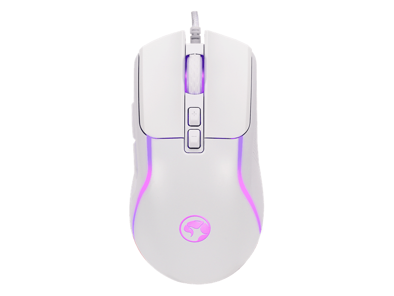 Marvo Capo 20 Vezetékes gamer egér, fehér (M292 WH)