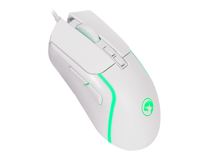 Marvo Capo 20 Vezetékes gamer egér, fehér (M292 WH)