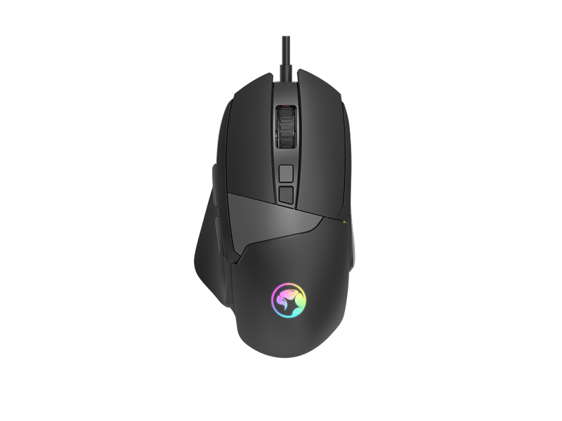 Marvo Duke 60 Gamer egér, fekete (M411 BK)