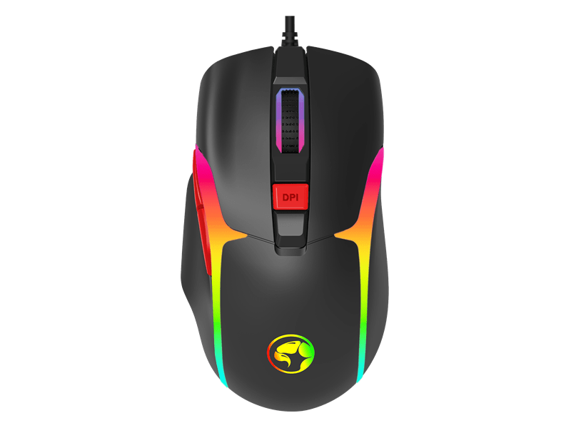 Marvo Tepo 70 Gamer egér, fekete (M360 BK)
