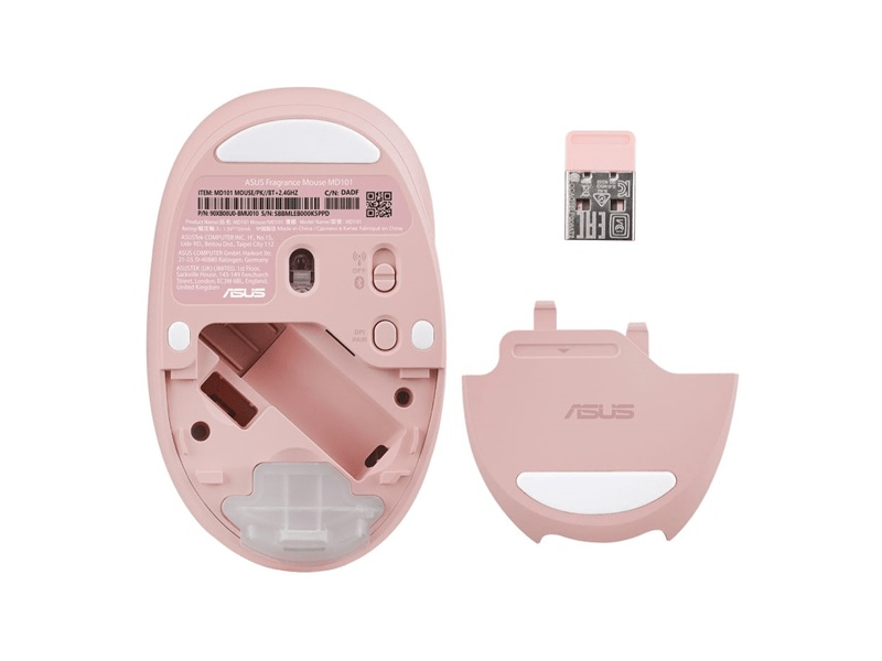 Asus Fragrance MD101 vezeték nélküli egér, rózsaszín