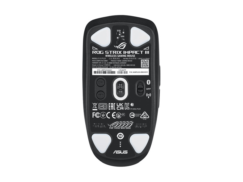 Asus ROG Strix Impact III bežični miš, crne boje