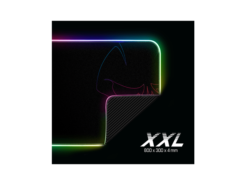 Spirit of Gamer Darkskull RGB gamer podloga za miša, XXL (SOG-PADXXRGB)