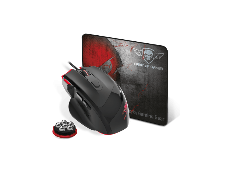 Spirit of Gamer Pro-M3 Gamer egér + egérpad csomag (S-PM3)