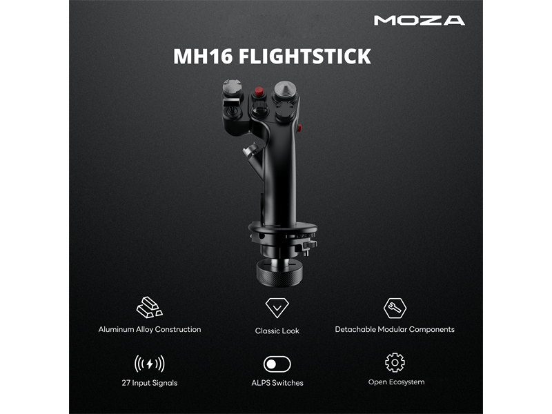 Moza Racing AS002 Flight MH16 Flightstick