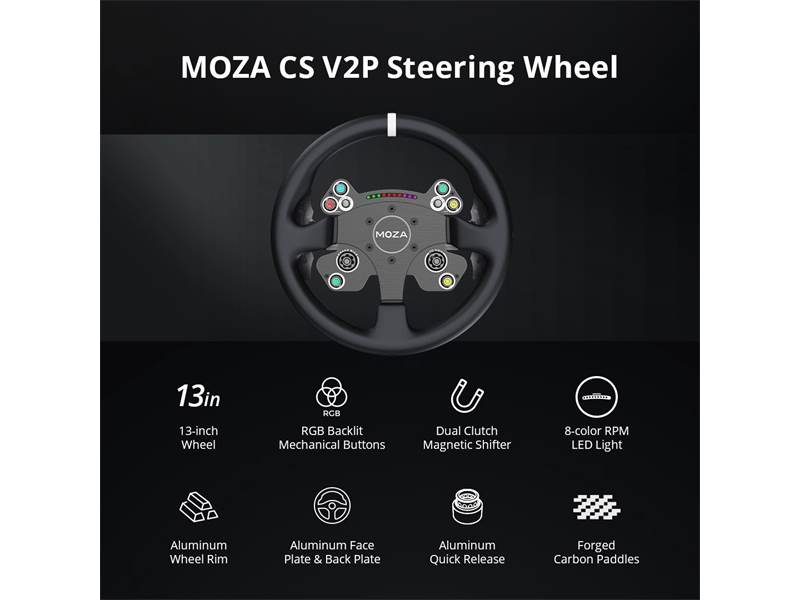 Moza Racing CS V2P Kormánykerék (RS057)