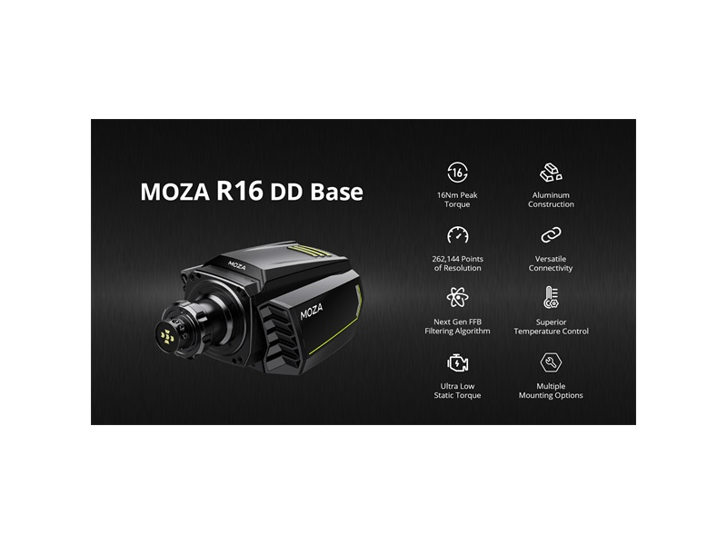 Moza Racing R16 V2 PC Bázis (RS084)