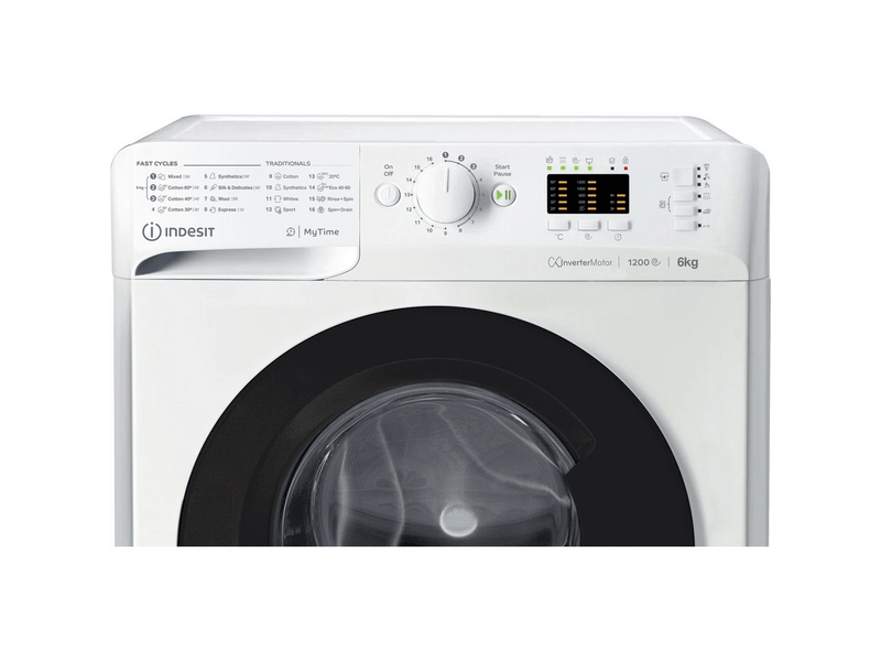 Indesit MTWSA 61294 WK EE Elöltöltős mosógép