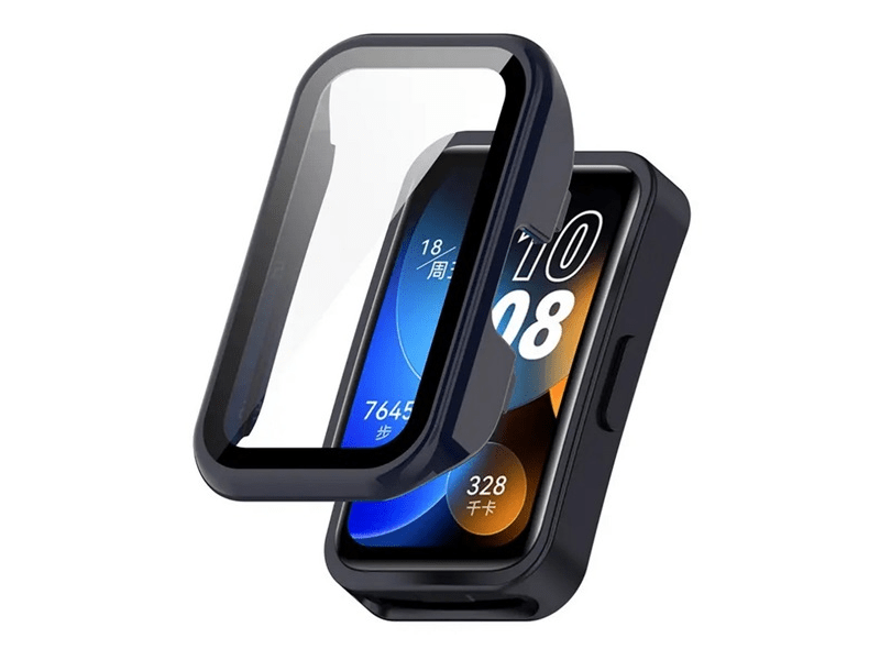 Gigapack Huawei Band 8/9 Óra tok kijelzővédővel, sötétkék (GP-150404)
