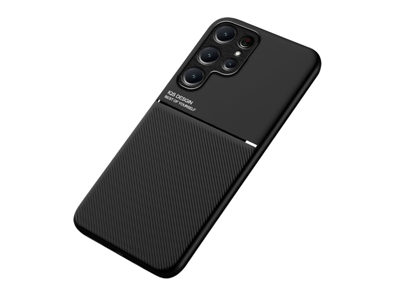 Gigapack Samsung Galaxy S23 Ultra Szilikon tok, fekete (134709)