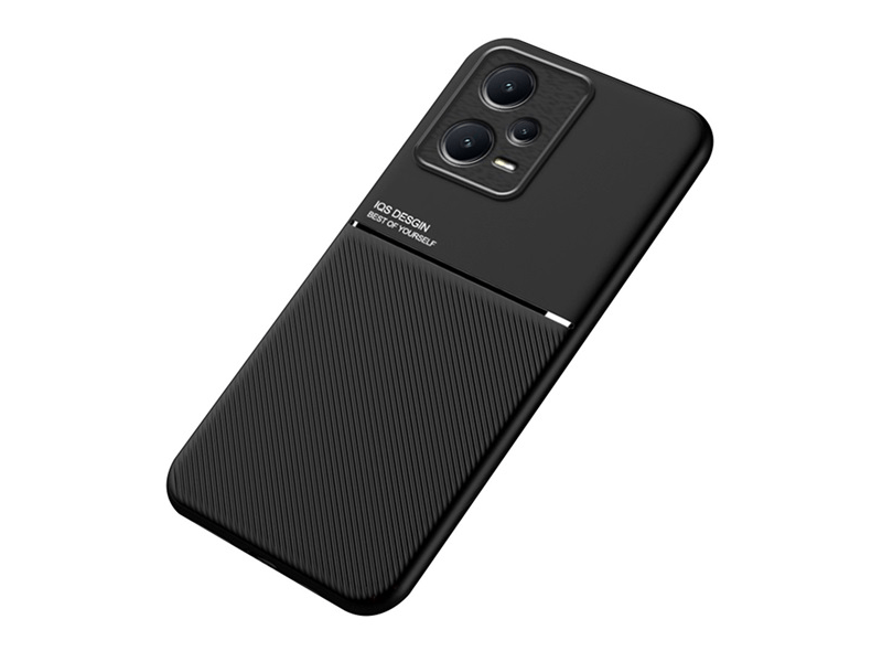 Gigapack Xiaomi Redmi Note 12 Pro 5G Mágneses szilikon tok, fekete (GP-136665)