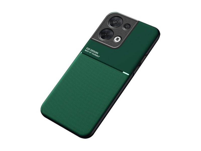 Gigapack Oppo Reno 8 Pro Szilikon telefonvédő tok, sötétzöld (GP-137864)