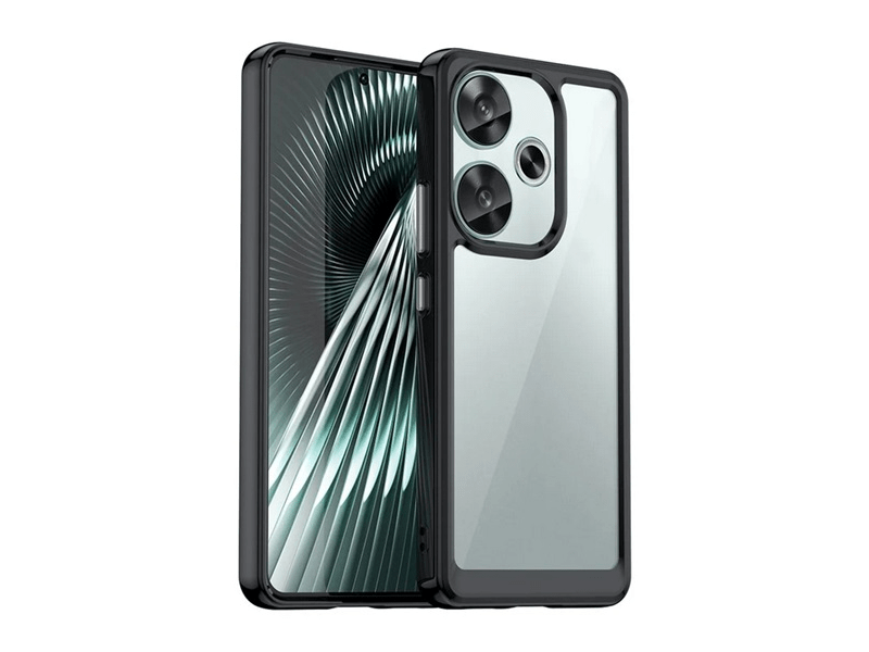 Gigapack Xiaomi Poco F6 Szilikon tok, fekete (GP-158551)