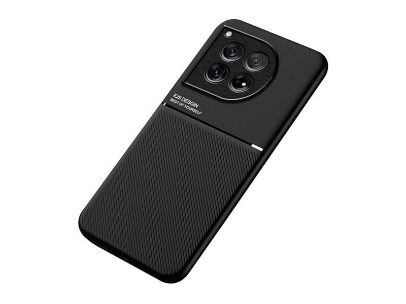 Gigapack OnePlus 12 Márgneses tok, fekete (GP-154297)