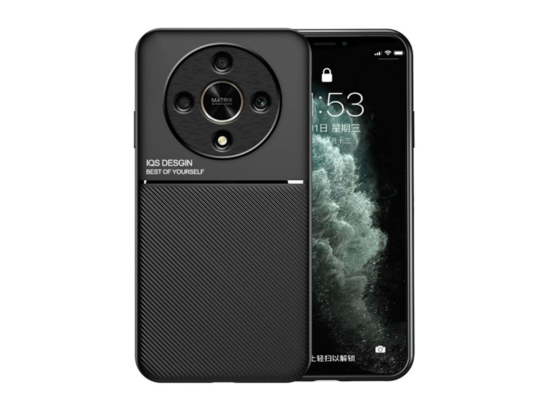 Gigapack Honor Magic6 Lite Szilikon telefonvédő tok, fekete (GP-154296)